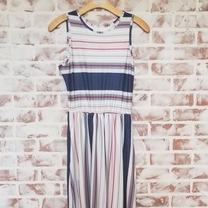 Multi Color Striped Maxi Dress